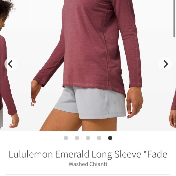 Lululemon Emerald Long Sleeve wash NWT - Picture 4 of 9
